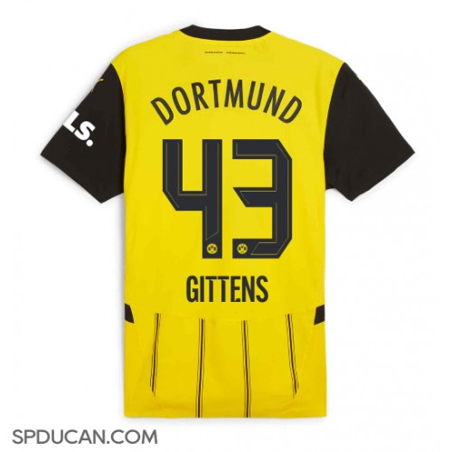 Muški Nogometni Dres Borussia Dortmund Jamie Bynoe-Gittens #43 Domaci 2024-25 Kratak Rukav